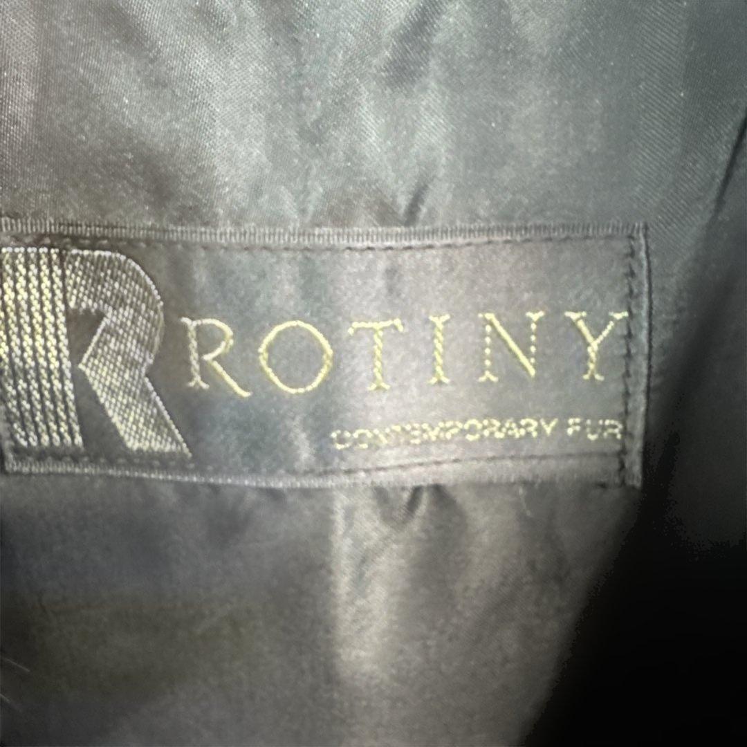 ROTINY 毛皮コート ハーフ　11 ミンクファー　ブラウン　ジャケット