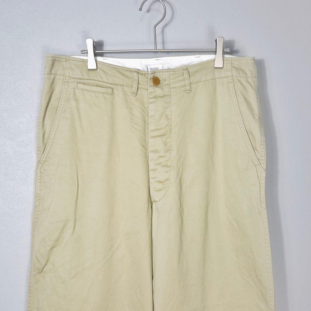 CIOTA スビンコットンウエポンチノパンツ 6