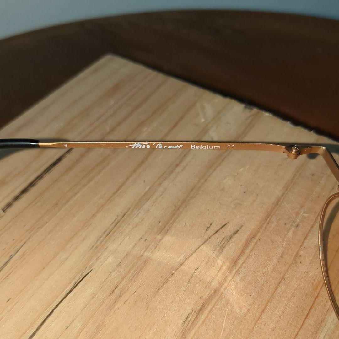 た*ャ様 THEO BELGIUM テオ ベルギー メタルフレーム ラウンド サ