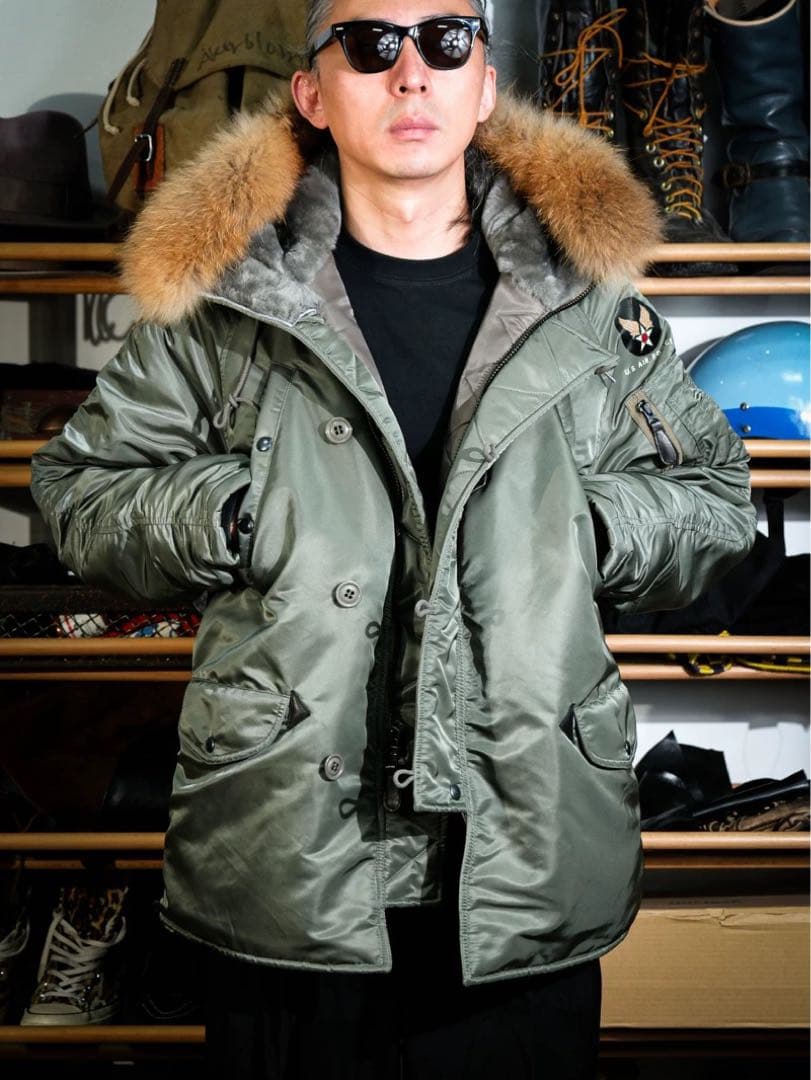 アメリカンワイドシルエットの復刻N-3B 38 M REAL SIMONS