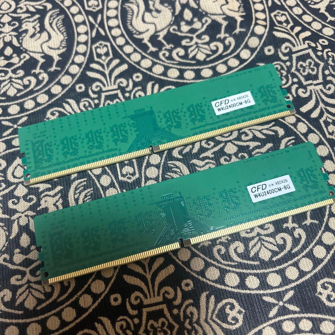 マイクロン　DDR4-2400 8GB×2＝16GB