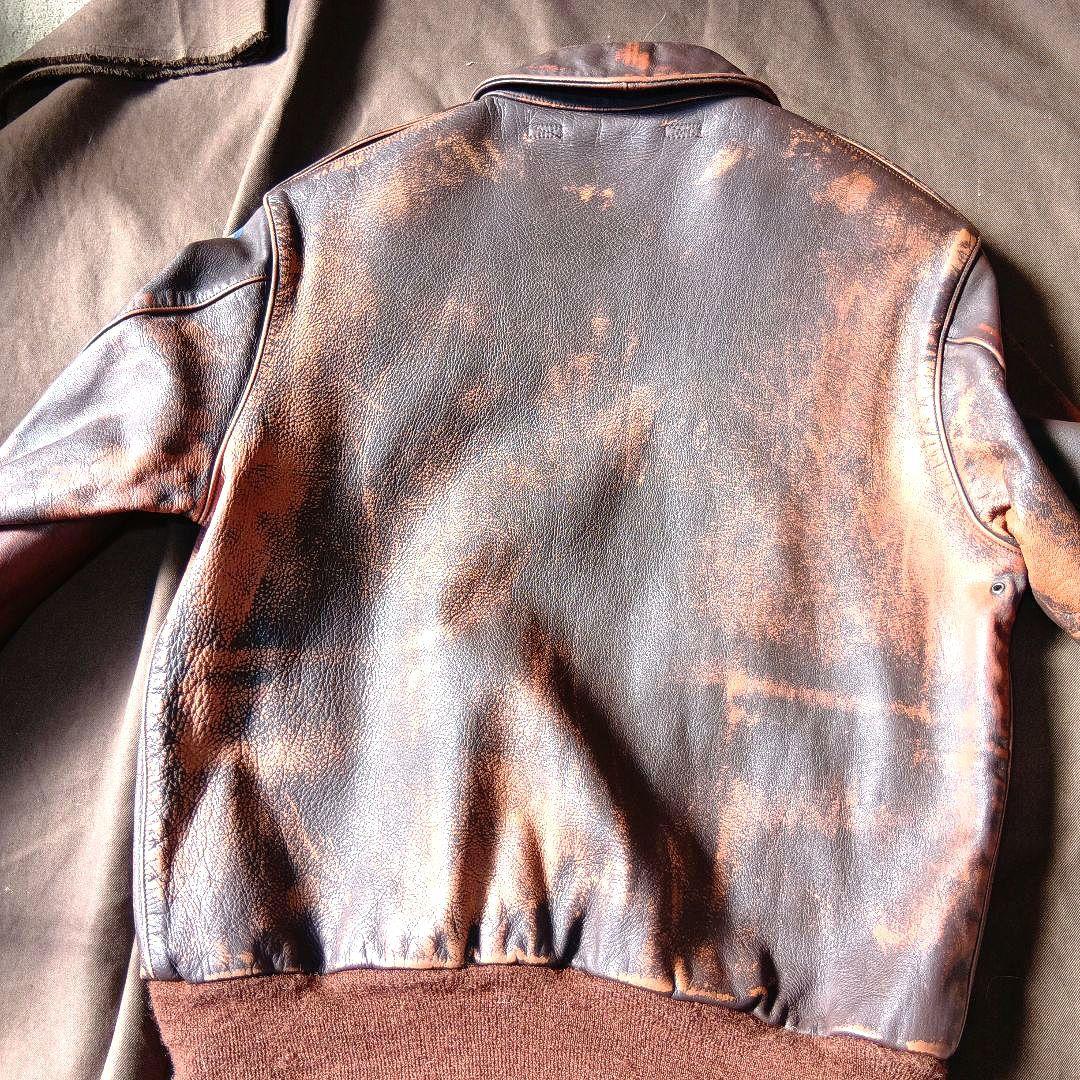 90年代 初期型 バズリクソンズ A-2 馬革 フライトジャケット 42