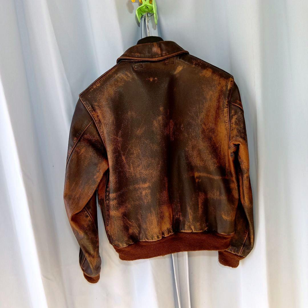 90年代 初期型 バズリクソンズ A-2 馬革 フライトジャケット 42