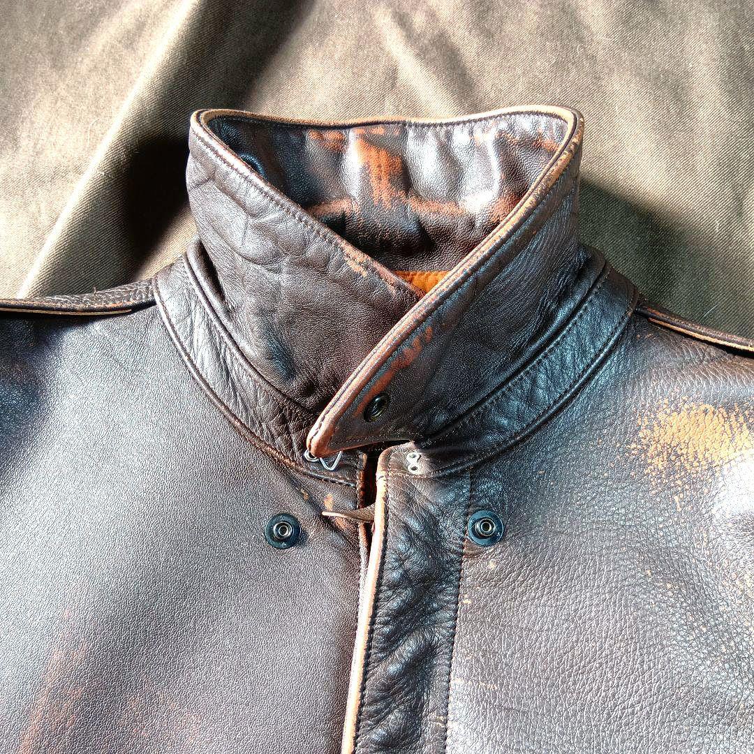 90年代 初期型 バズリクソンズ A-2 馬革 フライトジャケット 42