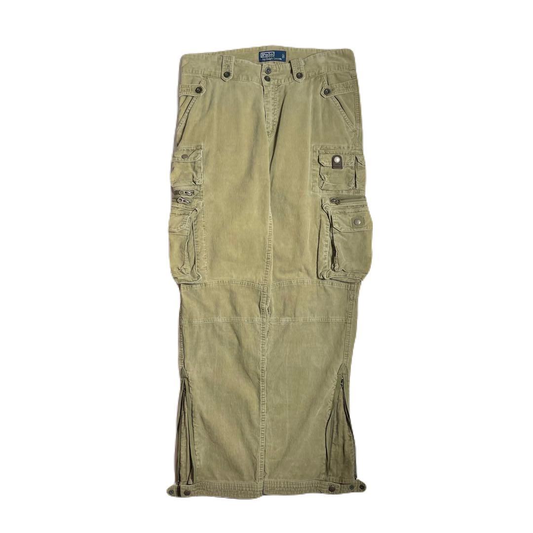 90s ラルフローレン カーゴパンツ ヴィンテージ y2k ミリタリー