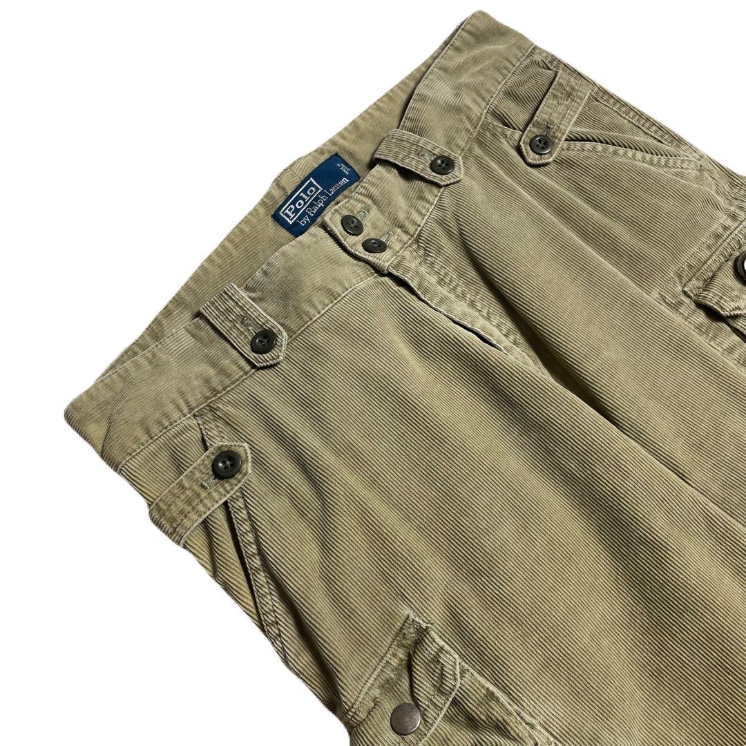 90s ラルフローレン カーゴパンツ ヴィンテージ y2k ミリタリー