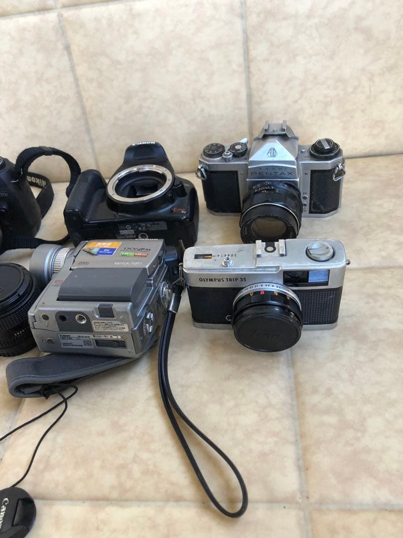 Canon Kiss X2などまとめて6個ジャンク(G67)