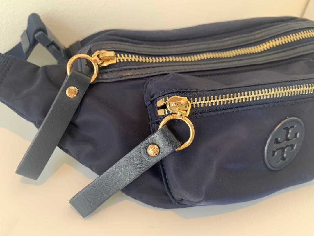 Tory Burch ナイロンウエストポーチ ネイビー