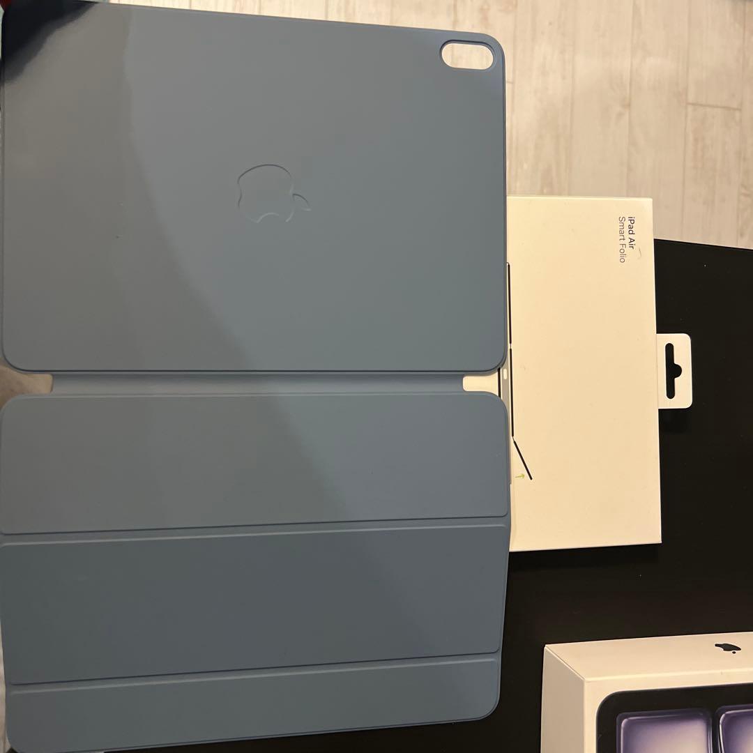 iPadAir第6世代M2 スペースグレー BoYataスタンド、純正ケース付き