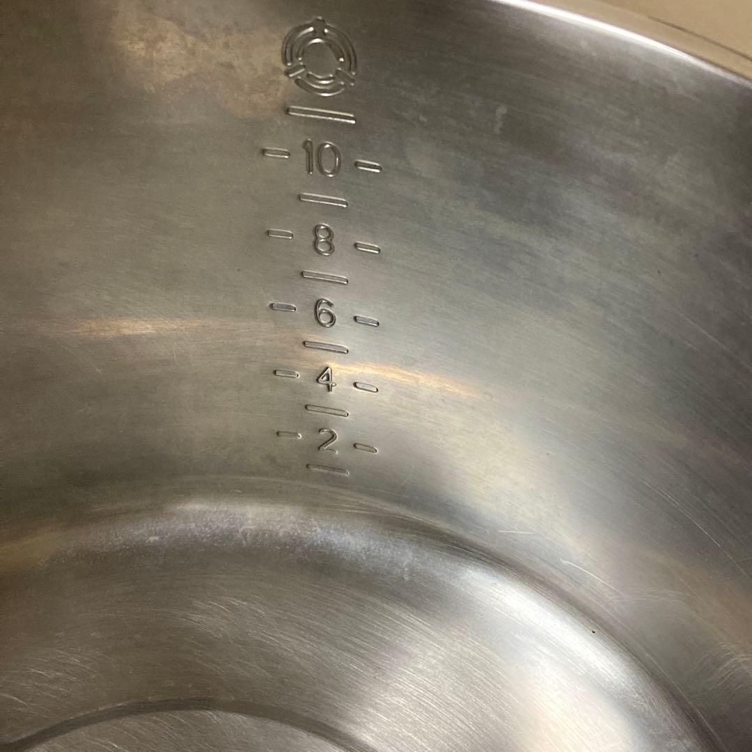 未使用付属あり 台湾製2025年 大同電鍋TATUNG 10合 (L)訳あり 白