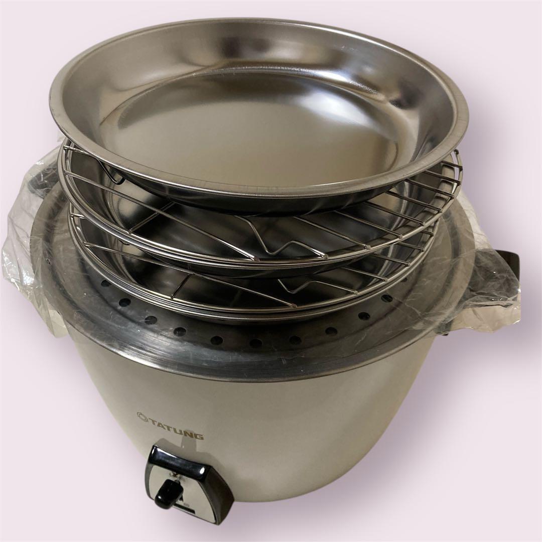 未使用付属あり 台湾製2025年 大同電鍋TATUNG 10合 (L)訳あり 白