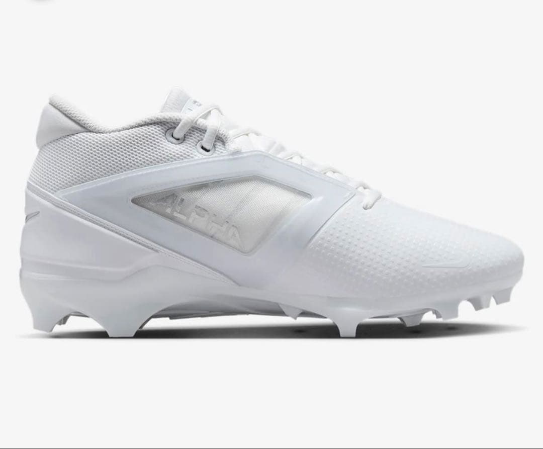 ナイキ 28 アルファメナス プロ アメフト スパイク シューズ 靴 白 g
