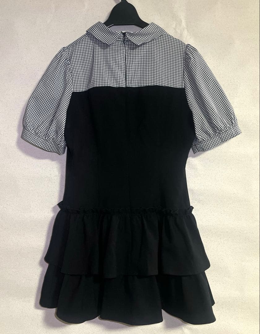 evelyn ドッキングティアードワンピース