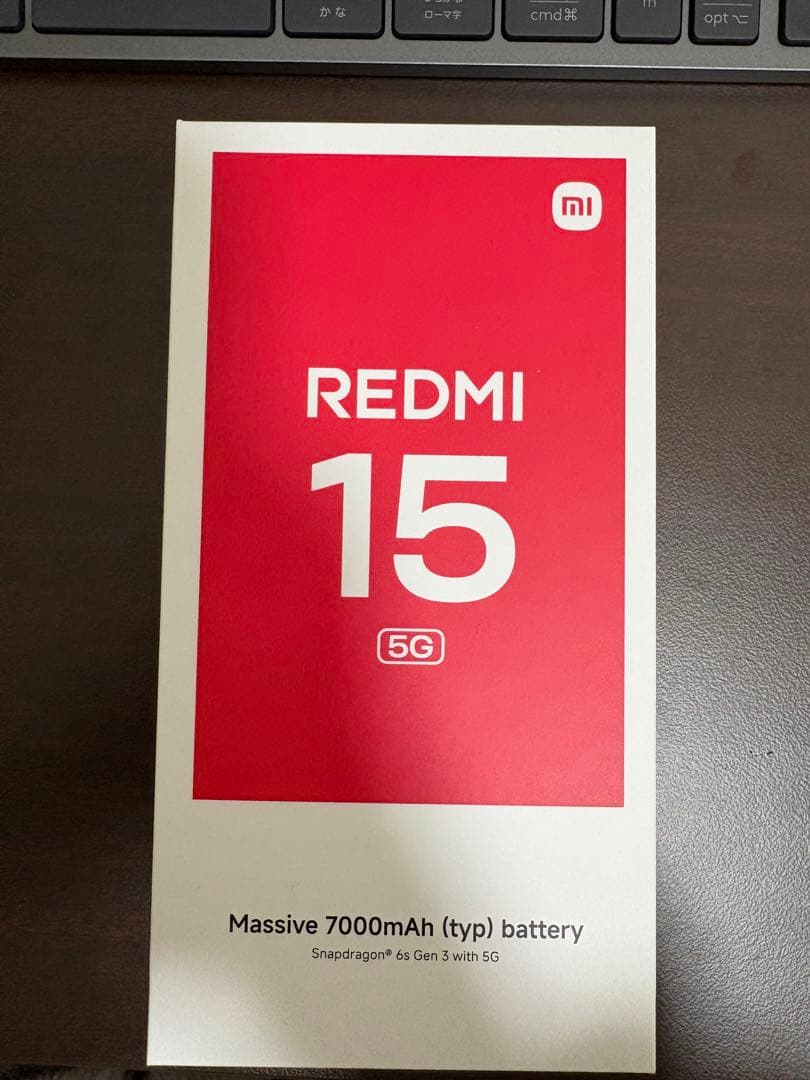 スマートフォン本体 Redmi 15 5G Ripple Green 128GB