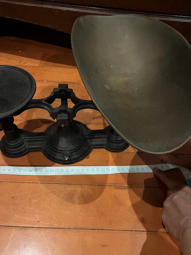 m*o様 アンティーク 天秤式スケール 黒　真鍮