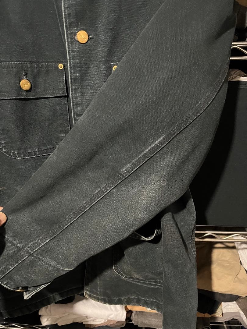 週末までの出品　カーハート ミシガンチョアコート C01 BLK 40