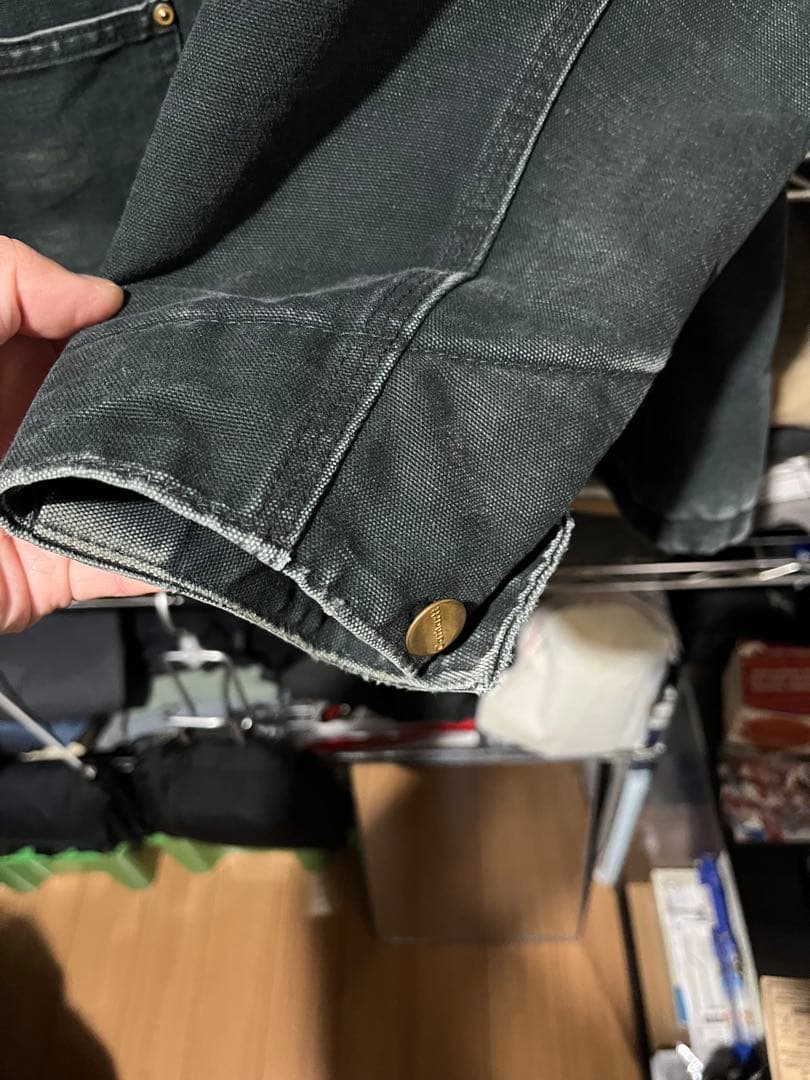 週末までの出品　カーハート ミシガンチョアコート C01 BLK 40