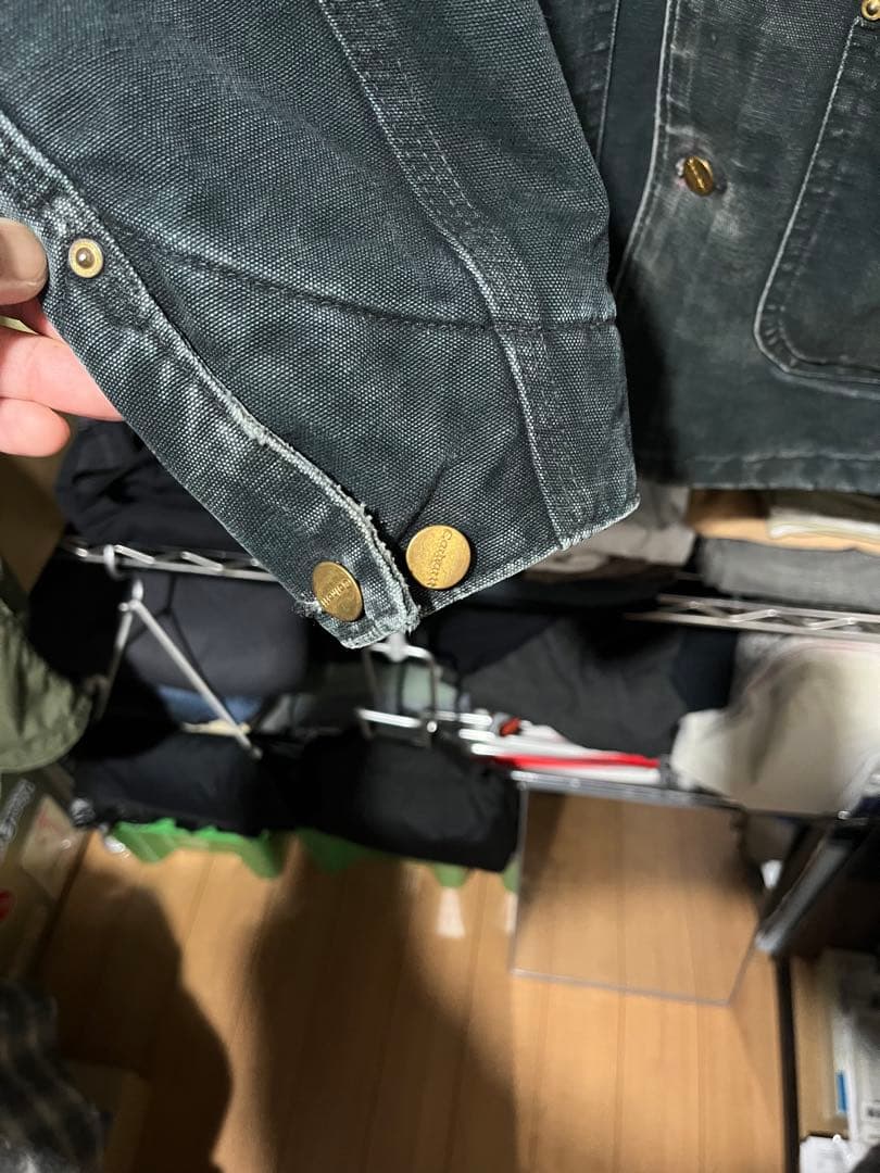 週末までの出品　カーハート ミシガンチョアコート C01 BLK 40