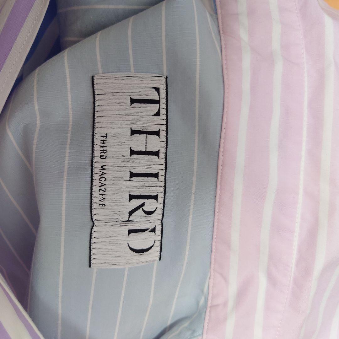 サードマガジン☆クレイジーパターンストライプシャツ