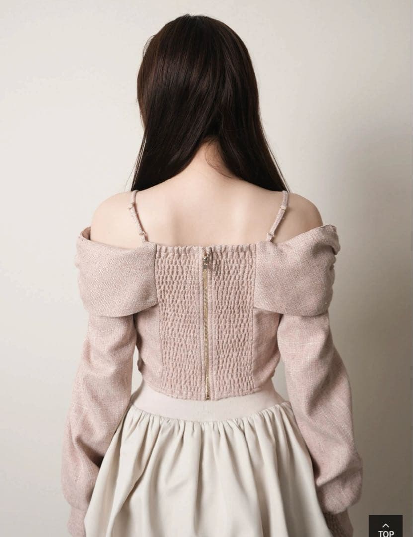 lip service リボンオフショルロングスリーブトップス