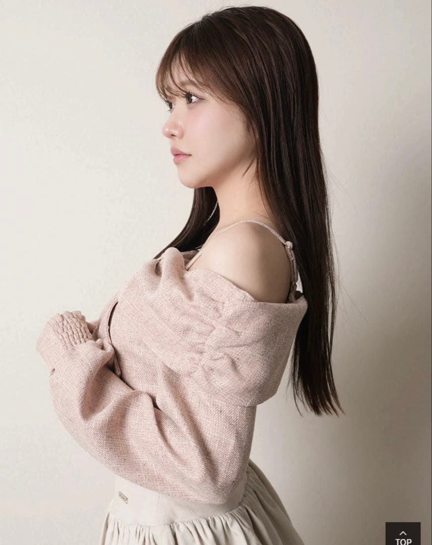 lip service リボンオフショルロングスリーブトップス