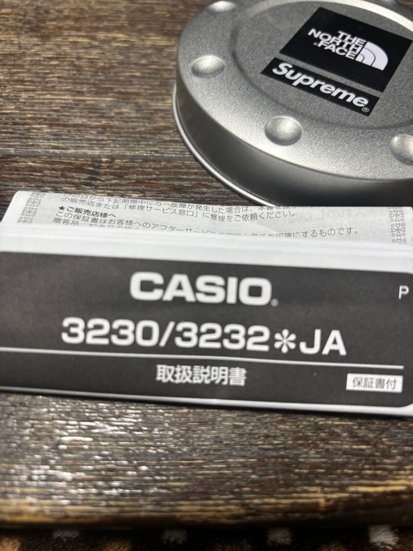 Supreme THE NORTH FACE G-SHOCK 腕時計 ブラック