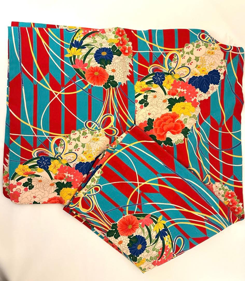 豆千代モダン　羽織　花薬玉