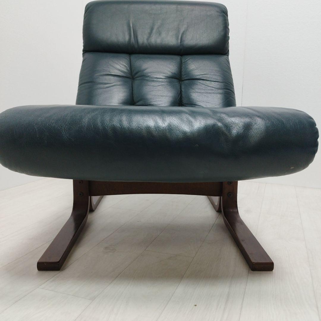 ②富士ファニチャー 北欧デザイン ハイバックソファ 曲げ木