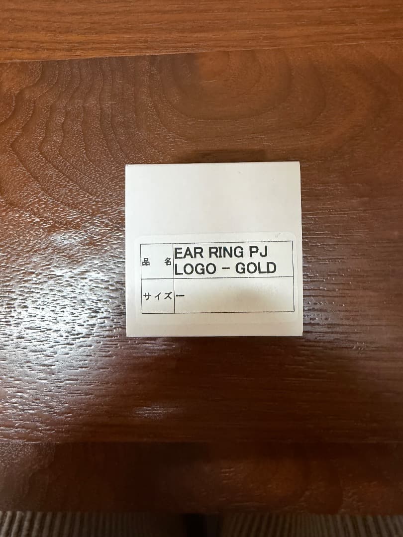 【新品】pointless journey ロゴ ピアス ゴールド 常田大輝