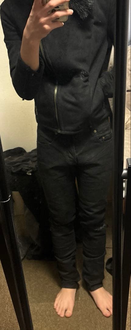 サンローラン　コーティングスキニーデニム　エディ　ダークコア　archive