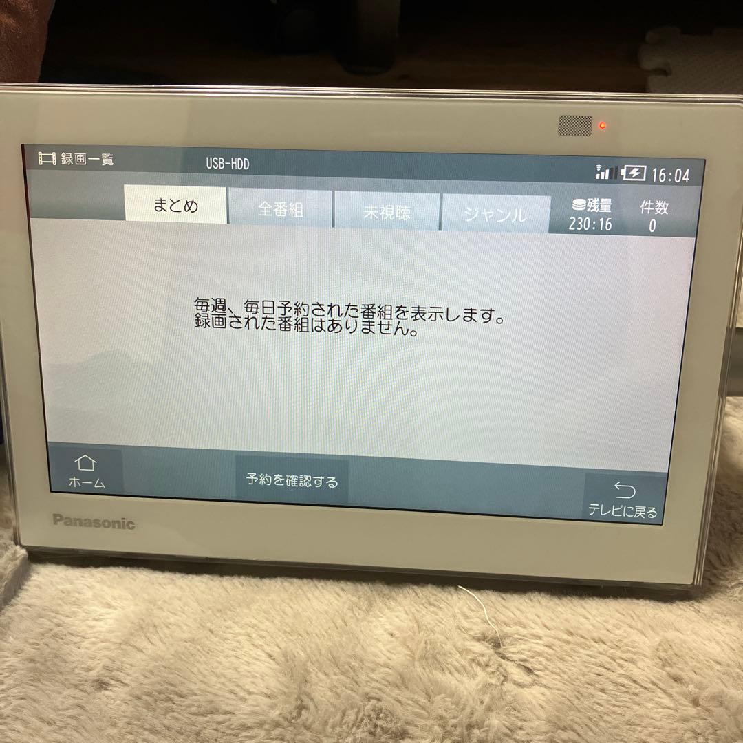 Panasonic UN-10N9-Wポータブルテレビ