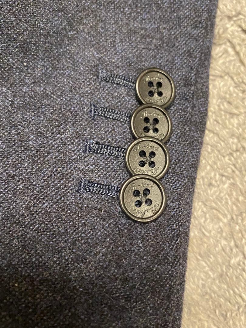 Belvest ベルベスト テーラード ジャケット ネイビー　ウール42