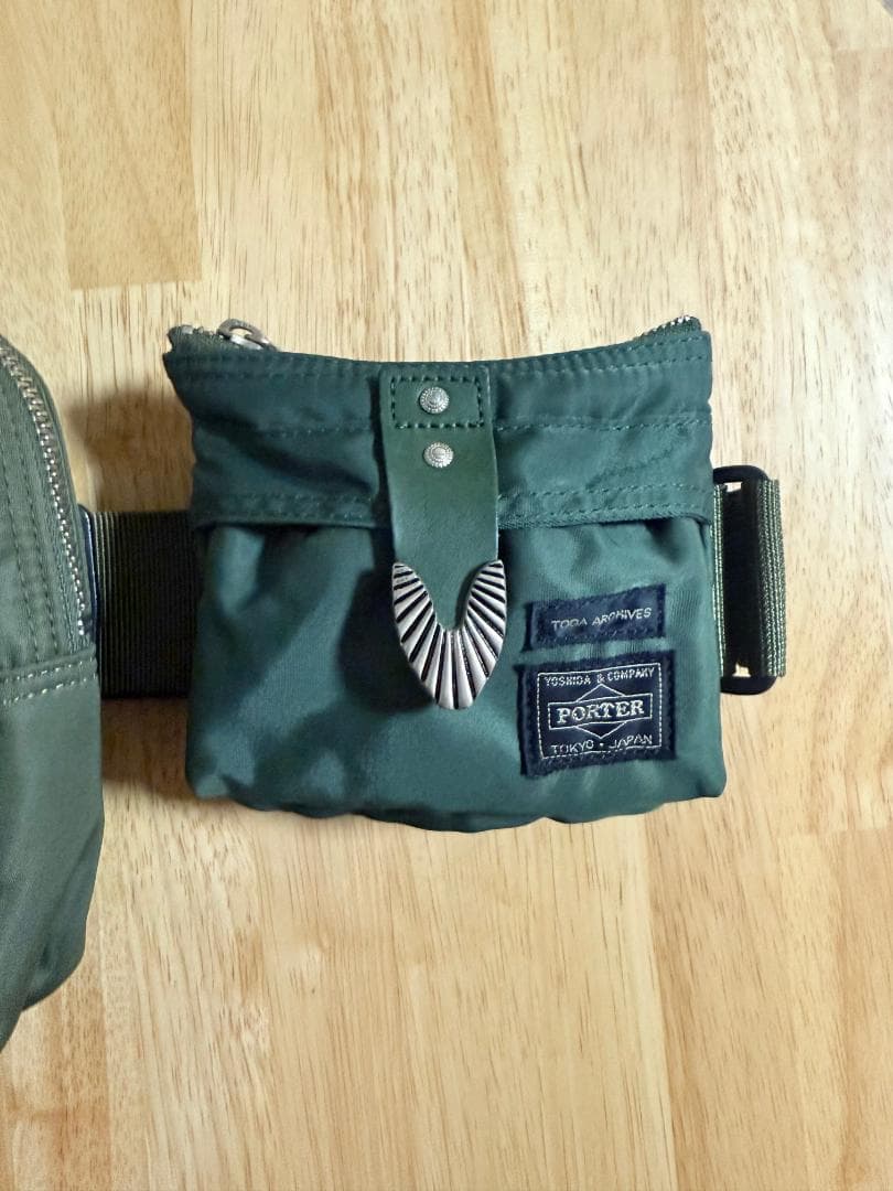 TOGA ARCHIVES × PORTER コラボ ベルトバック グリーン