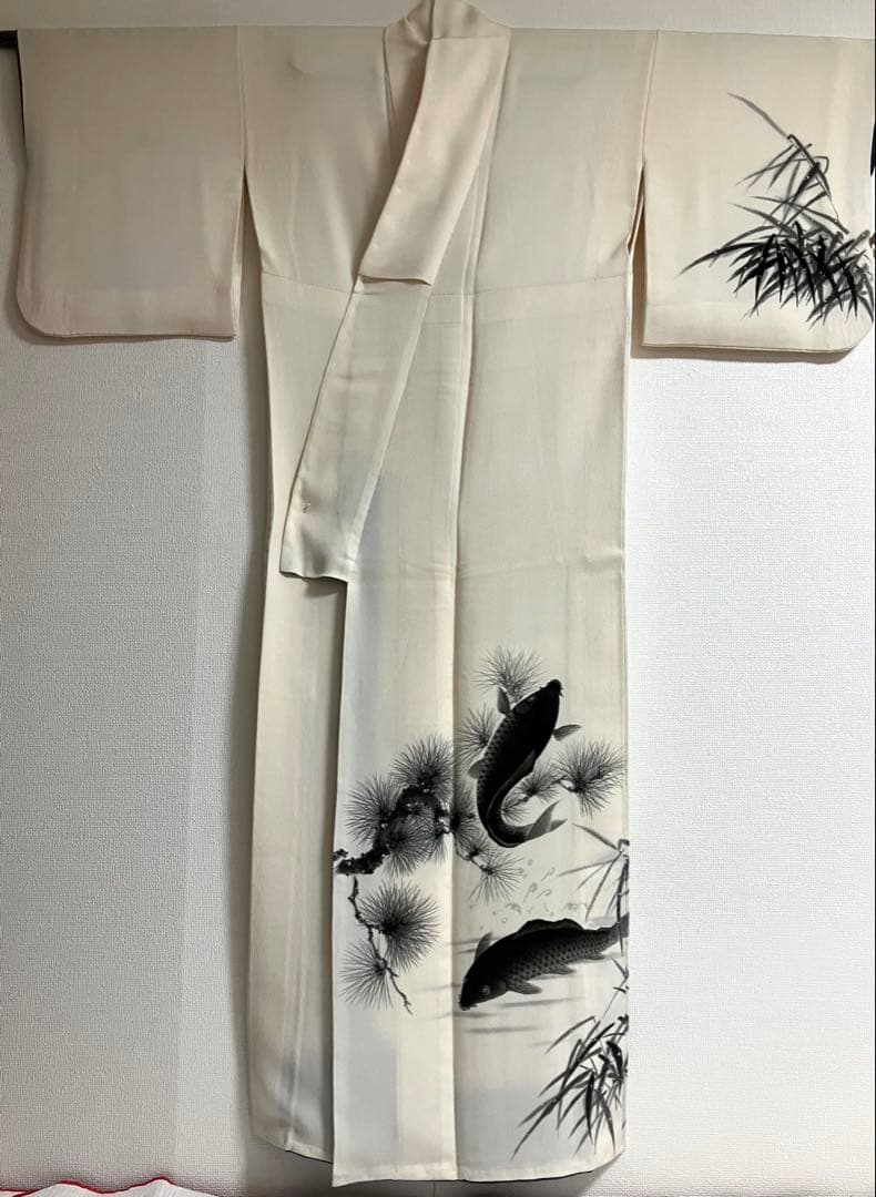 訪問着 手描き 落款有り 正絹 逸品