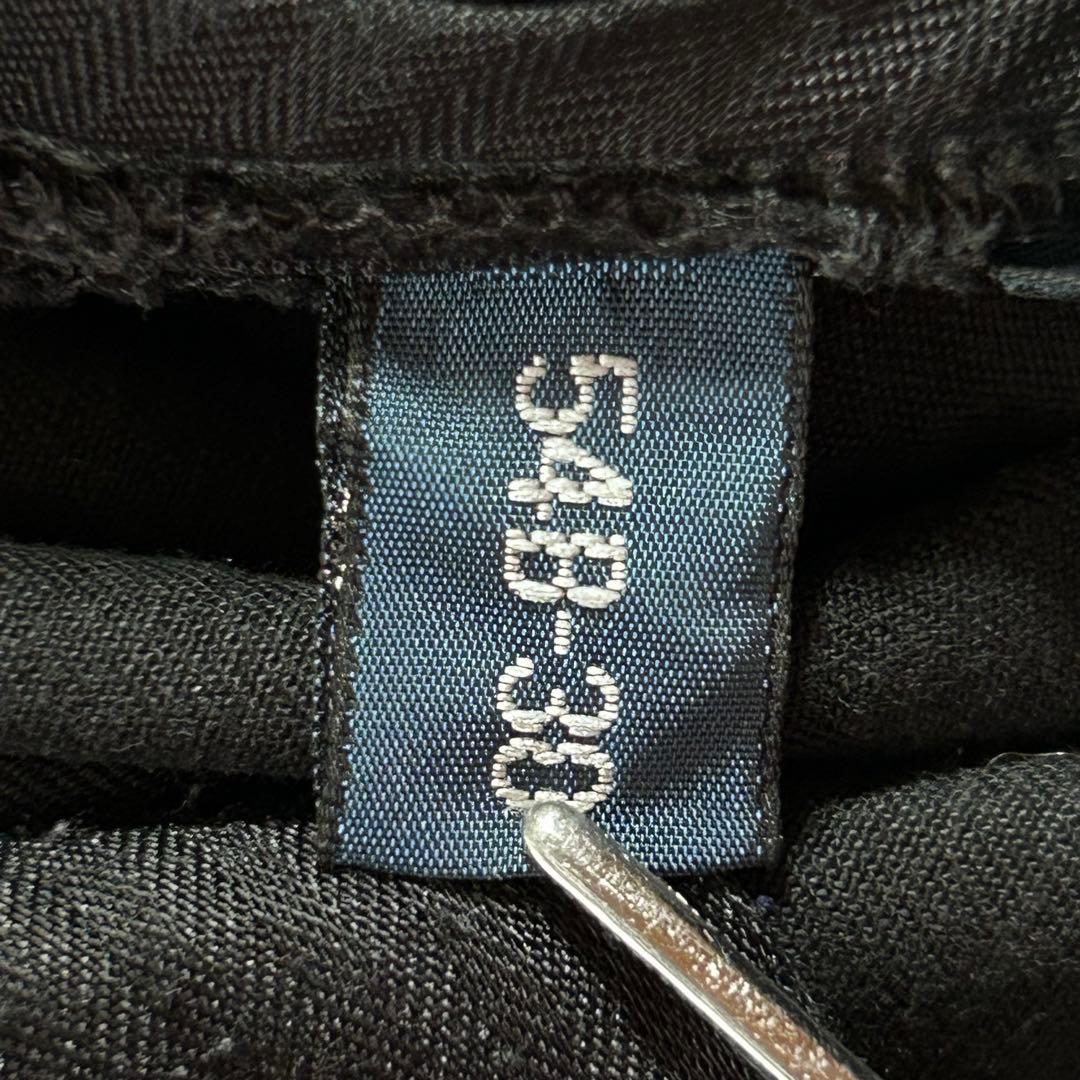 ポロラルフローレンノータックチノパンツP376刺繍ロゴ黒ワイドw54アメリカ古着