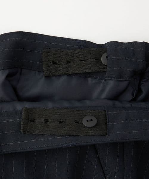 グリーンレーベルリラクシング フォーマルスーツ ストライプ 150センチ 卒業式