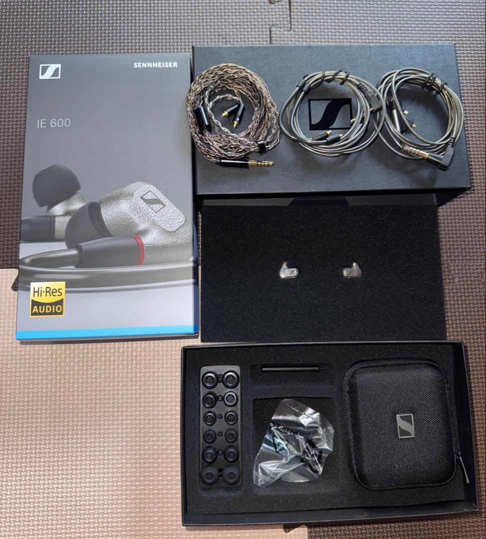 Sennheiser IE600+4.4ケーブル+mini Dac typeC