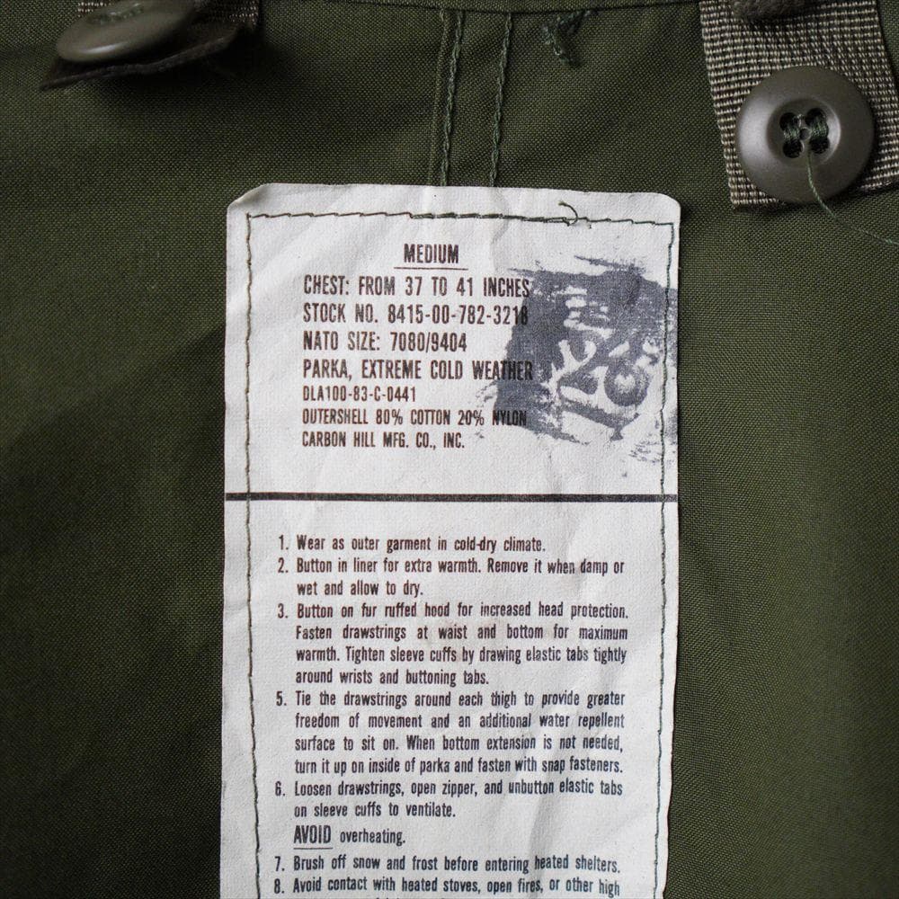 80s ビンテージ M-65 モッズコート M 米軍実物