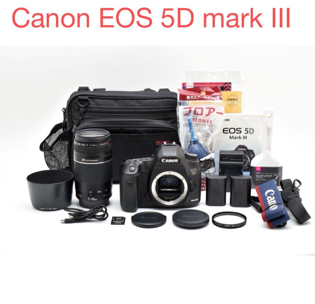 一眼レフカメラCanon EOS 5D mark III望遠レンズセット