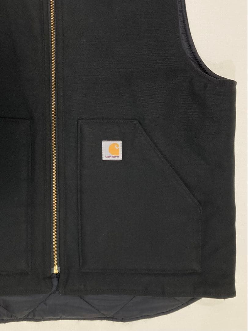 Carhartt カーハート ダックベスト V01 Lサイズ BLK 美品