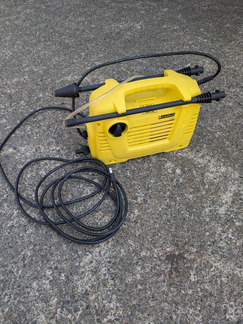 KARCHER K2.023高圧洗浄機 本体＋ホース＋取説