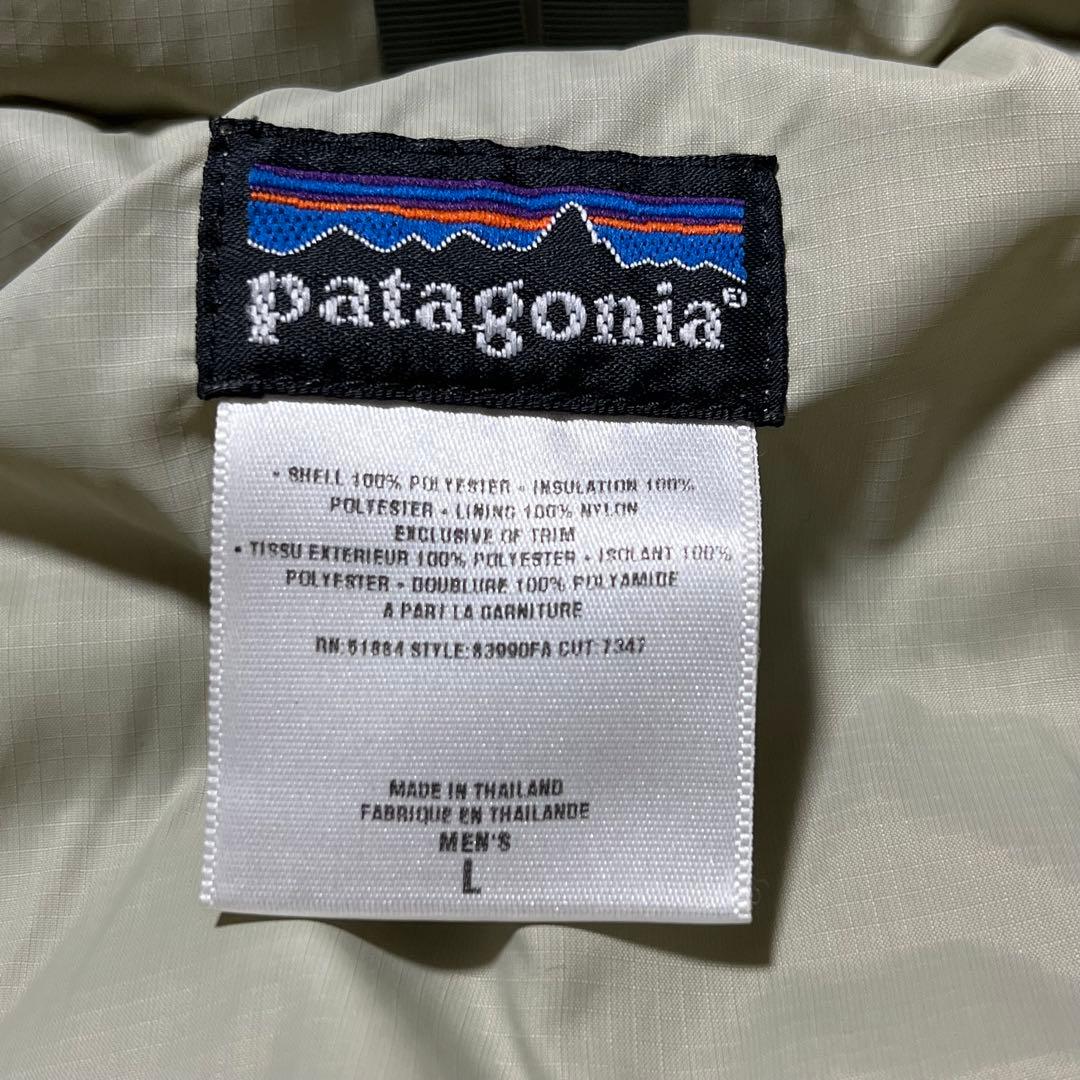 【美品】パタゴニア パフジャケット MEN’S L カーキ 83990FA