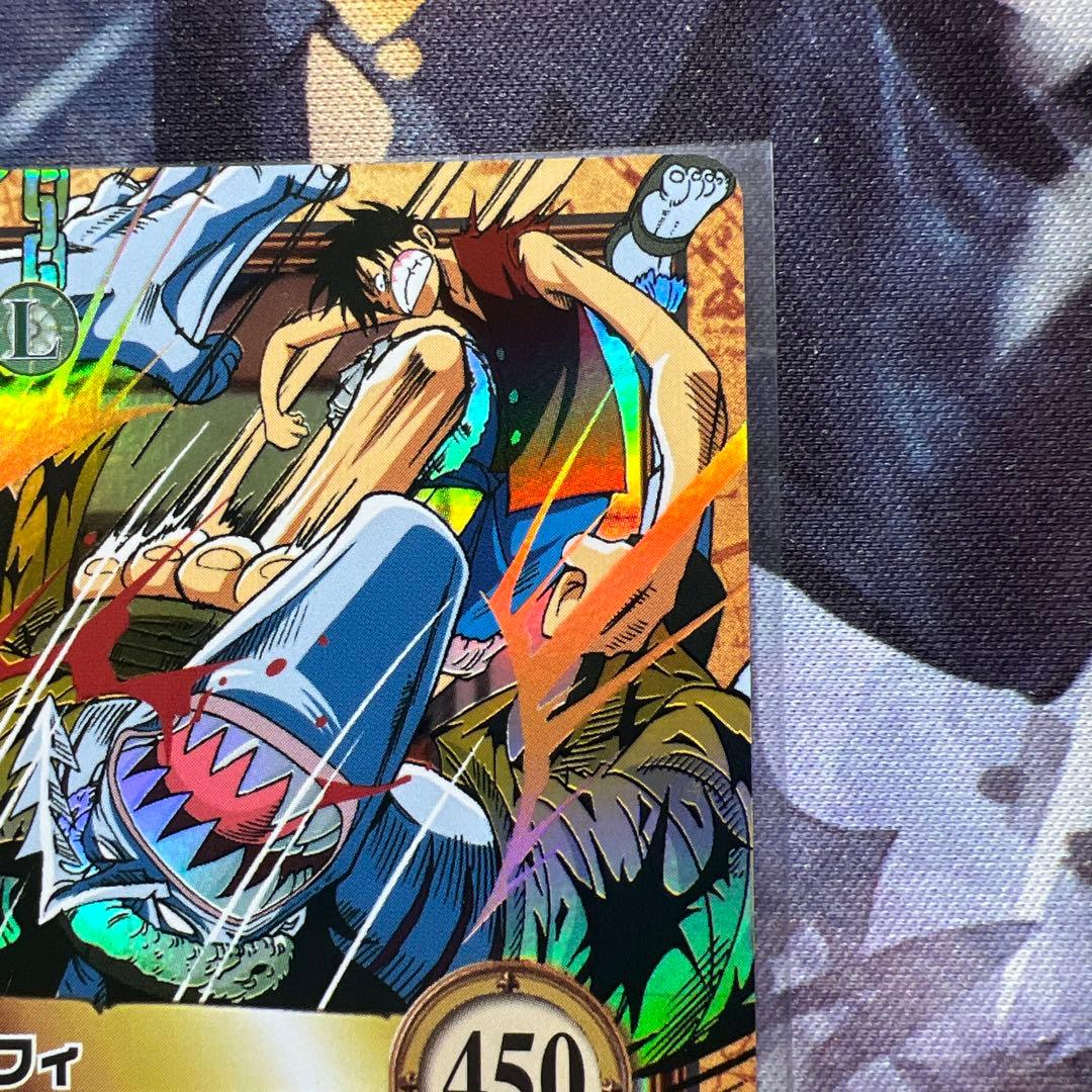 初期 ワンピースカードダス ハイパーバトル ルフィ C223 ゴムゴムの戦斧