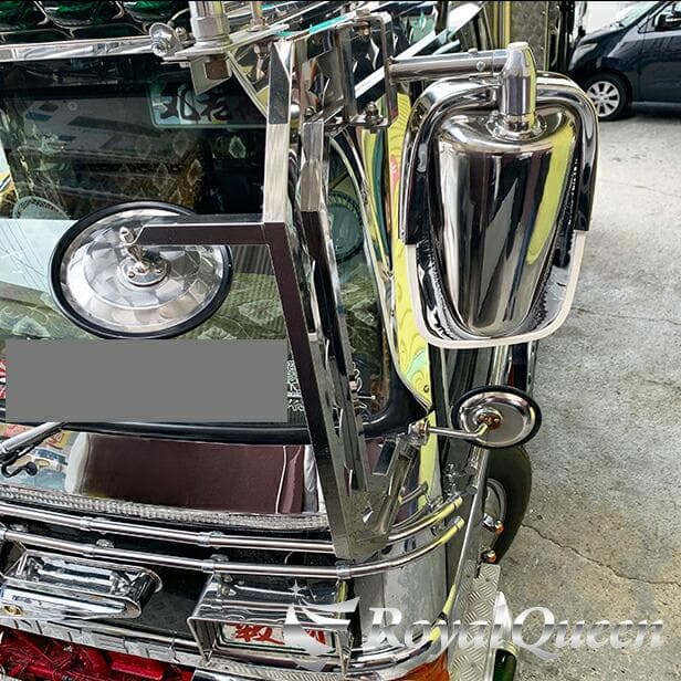 0575 復刻版 ステンレス製 五光ミラー 鏡面 ハイウェイミラー 高速ミラー