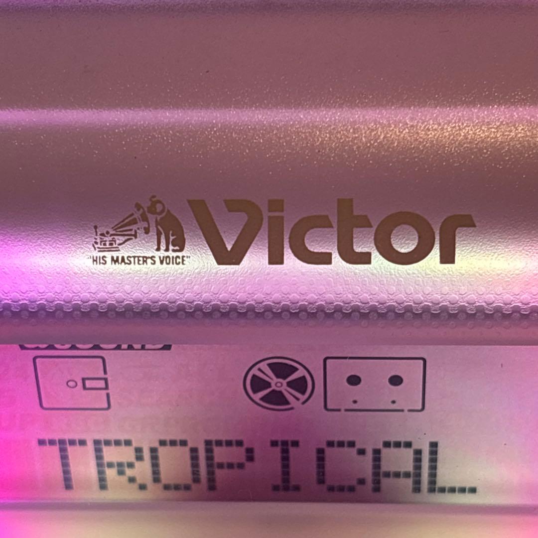 極美品VictorCD-MDポータブルシステムRC-LIMDClaviaラジカセ