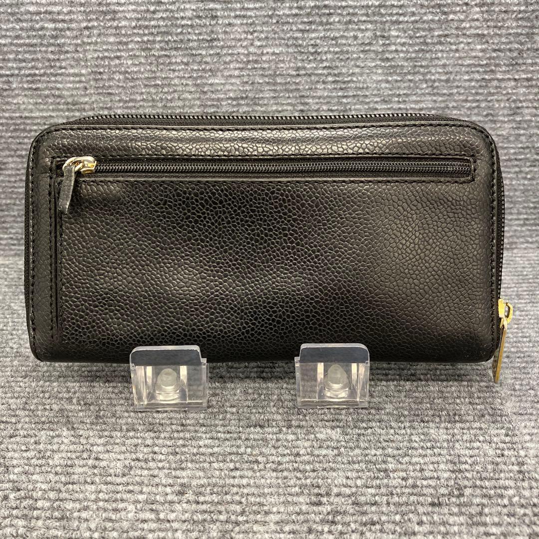 CHANEL　シャネル　長財布　キャビアスキン　ココマーク　43