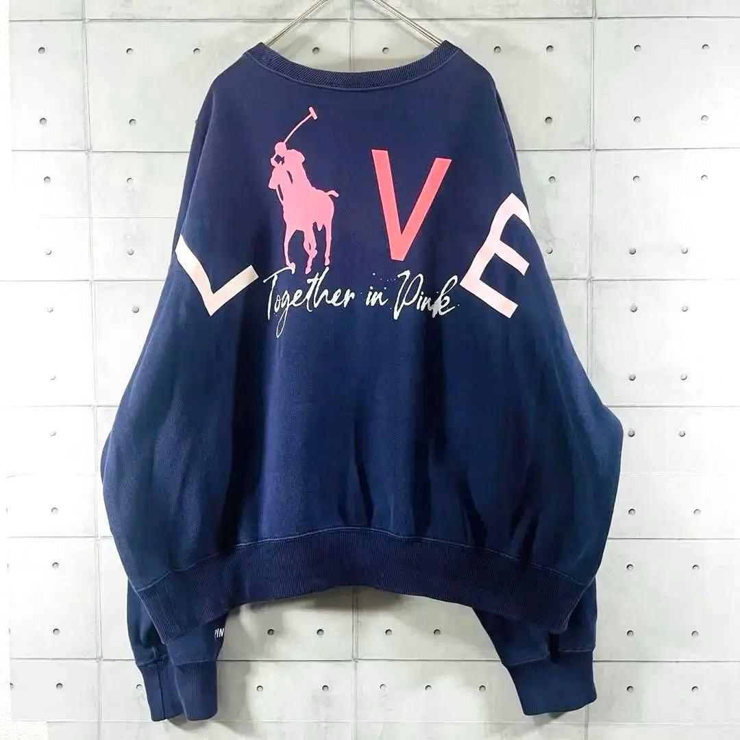 【激レア】 ラルフローレン ピンクポニー 刺繍 20周年トレーナー　即完売