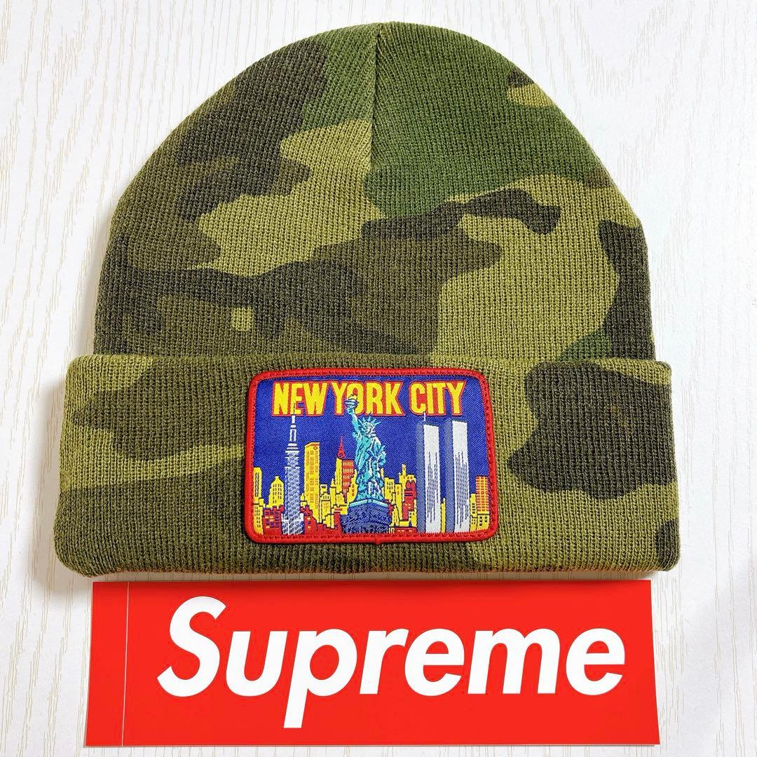 Supreme シュプリーム ニット帽　ビーニー　カモフラージュ　迷彩