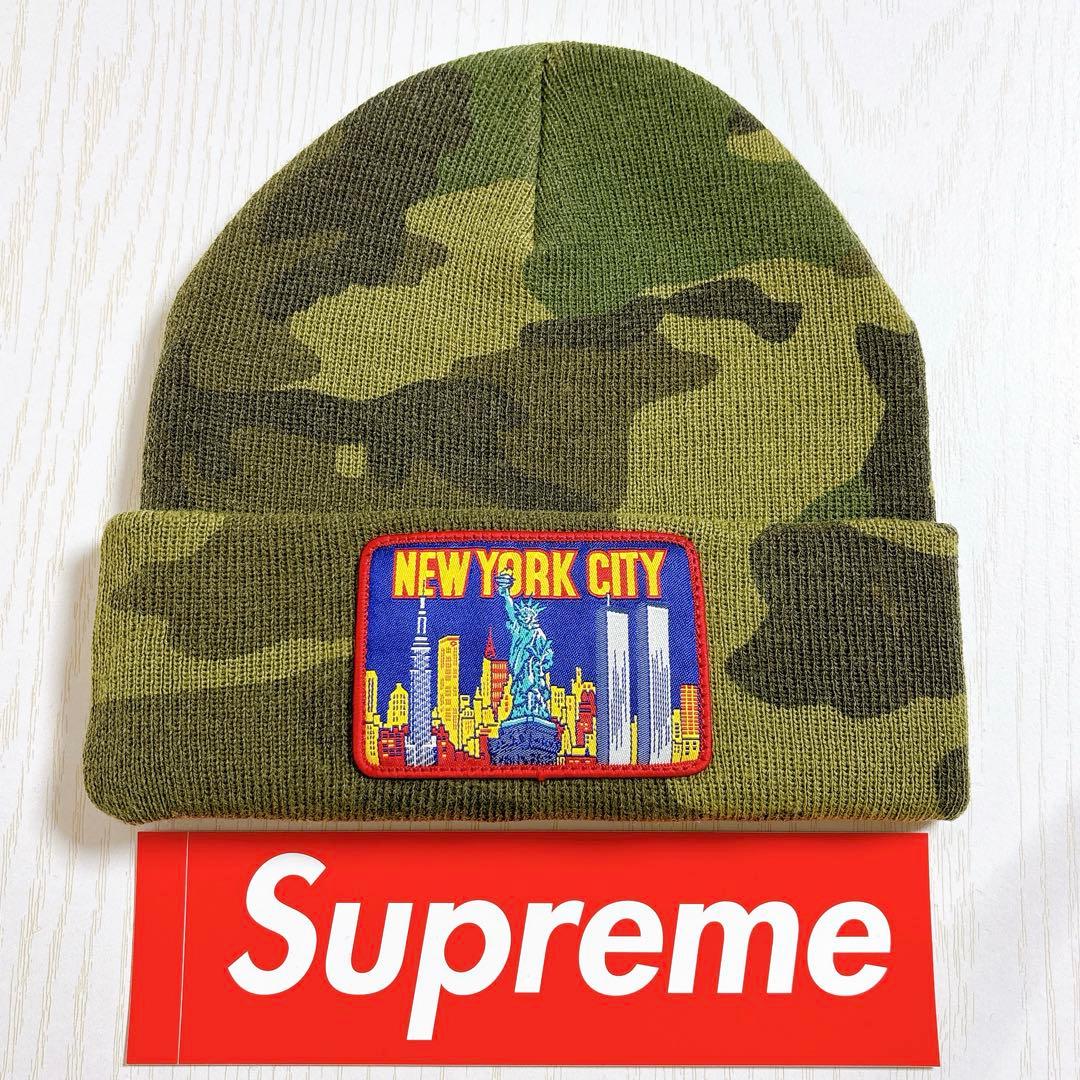 Supreme シュプリーム ニット帽　ビーニー　カモフラージュ　迷彩