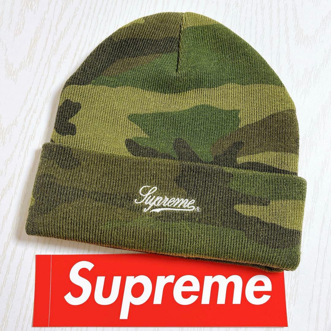 Supreme シュプリーム ニット帽　ビーニー　カモフラージュ　迷彩
